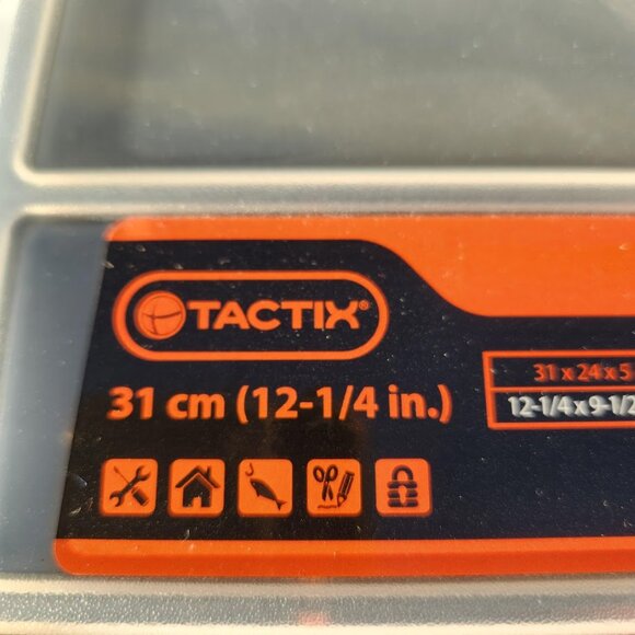 NEW 21 Compartment Plastic Portable Small Parts Organizer Tool Box Divider Divid - Picture 7 of 10